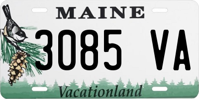 ME license plate 3085VA