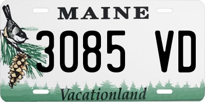 ME license plate 3085VD