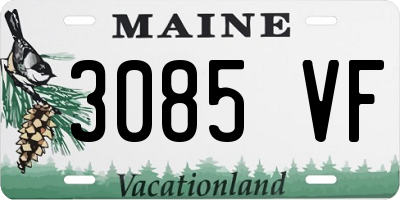 ME license plate 3085VF