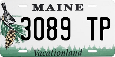 ME license plate 3089TP