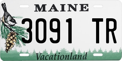 ME license plate 3091TR