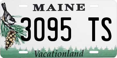 ME license plate 3095TS