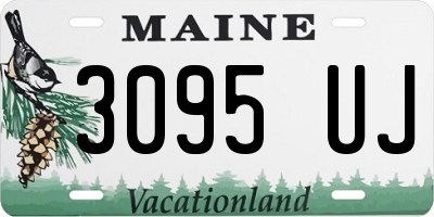 ME license plate 3095UJ
