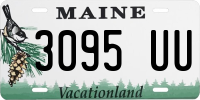 ME license plate 3095UU