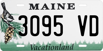 ME license plate 3095VD
