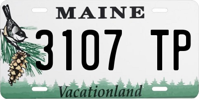 ME license plate 3107TP