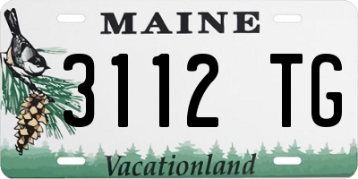 ME license plate 3112TG