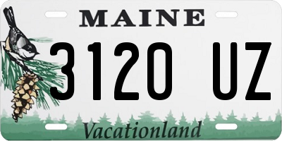 ME license plate 3120UZ