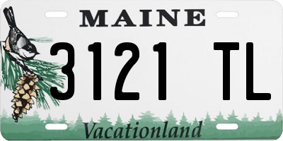 ME license plate 3121TL