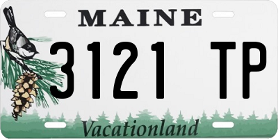 ME license plate 3121TP