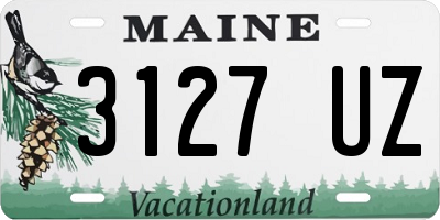 ME license plate 3127UZ