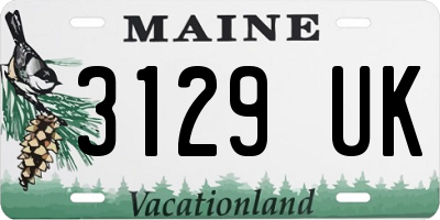ME license plate 3129UK