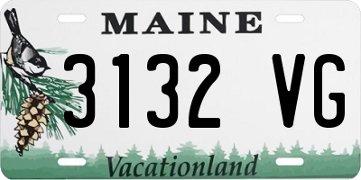 ME license plate 3132VG