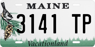 ME license plate 3141TP