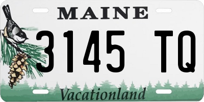 ME license plate 3145TQ
