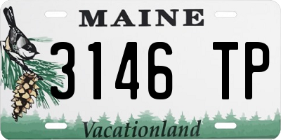 ME license plate 3146TP
