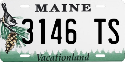 ME license plate 3146TS