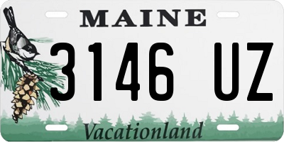 ME license plate 3146UZ