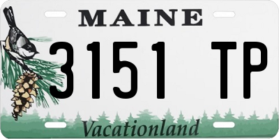 ME license plate 3151TP