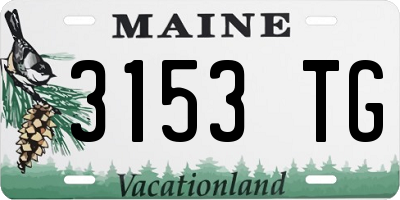 ME license plate 3153TG