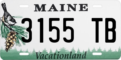 ME license plate 3155TB