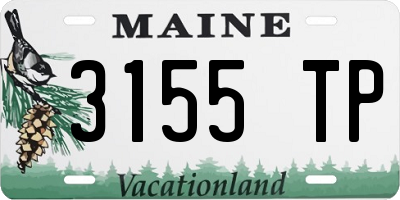 ME license plate 3155TP