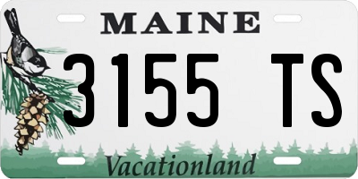 ME license plate 3155TS