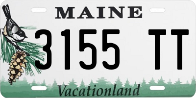 ME license plate 3155TT