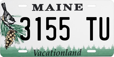 ME license plate 3155TU