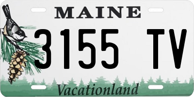 ME license plate 3155TV