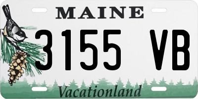 ME license plate 3155VB