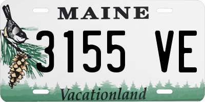 ME license plate 3155VE