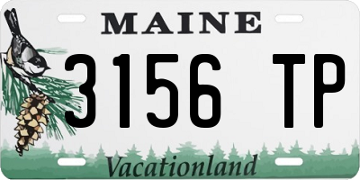 ME license plate 3156TP