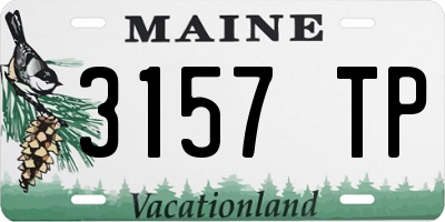 ME license plate 3157TP