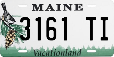 ME license plate 3161TI