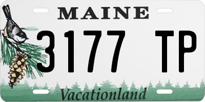 ME license plate 3177TP