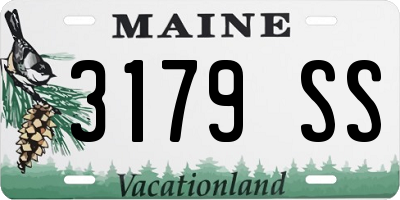 ME license plate 3179SS