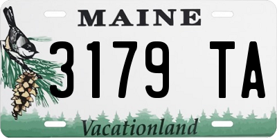 ME license plate 3179TA