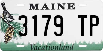 ME license plate 3179TP