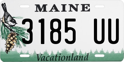 ME license plate 3185UU