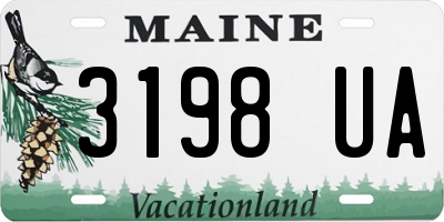 ME license plate 3198UA
