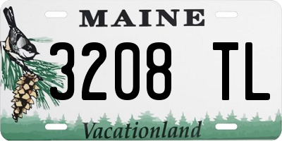 ME license plate 3208TL
