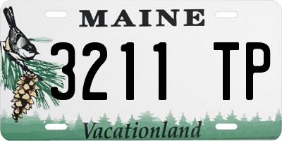 ME license plate 3211TP