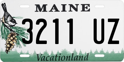 ME license plate 3211UZ