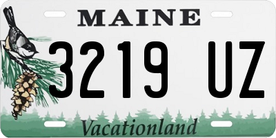 ME license plate 3219UZ