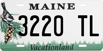 ME license plate 3220TL
