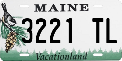 ME license plate 3221TL