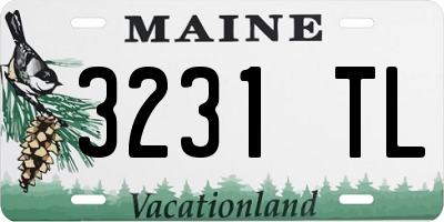 ME license plate 3231TL