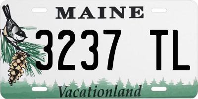 ME license plate 3237TL