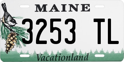 ME license plate 3253TL